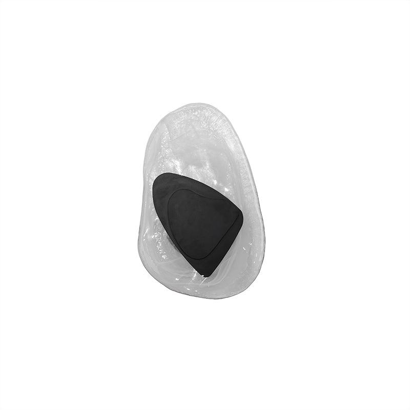 Valentina Artistic Black Glass Wall Lamp - Letslighting