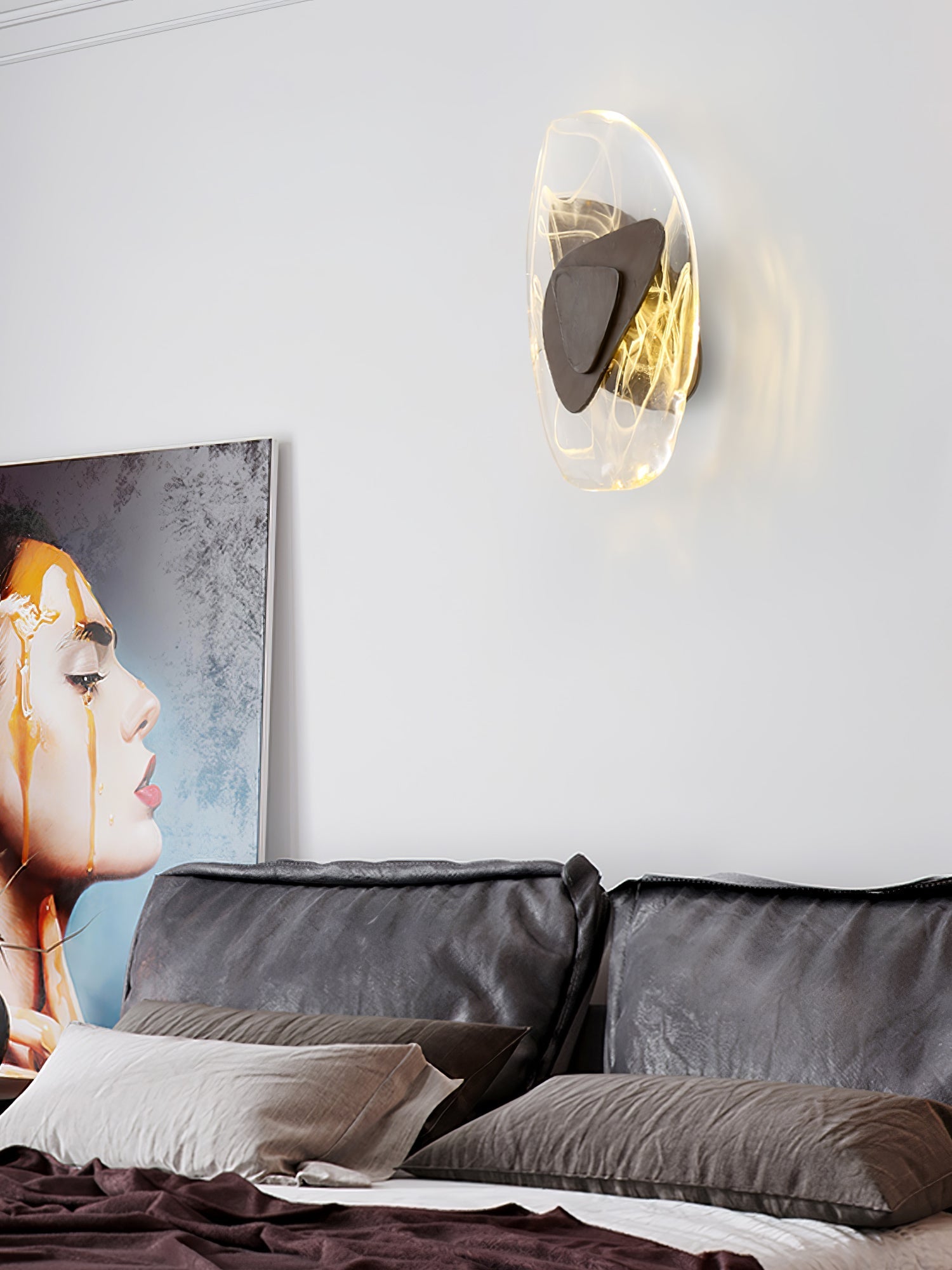 Blind Premium Nordic Art Glass Wall Lamp - Letslighting