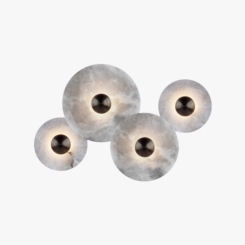Kristy Alabaster Combination Wall Lamp