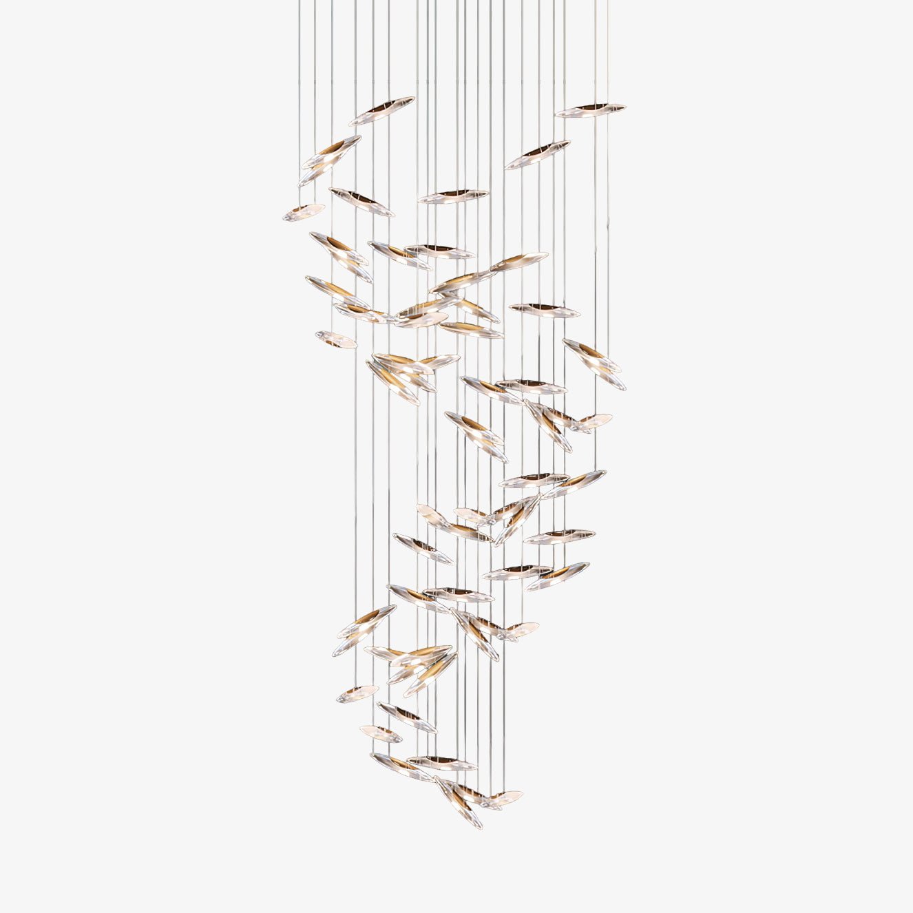 Armira Luxury Moonlight Whispers Glass Chandelier - Letslighting