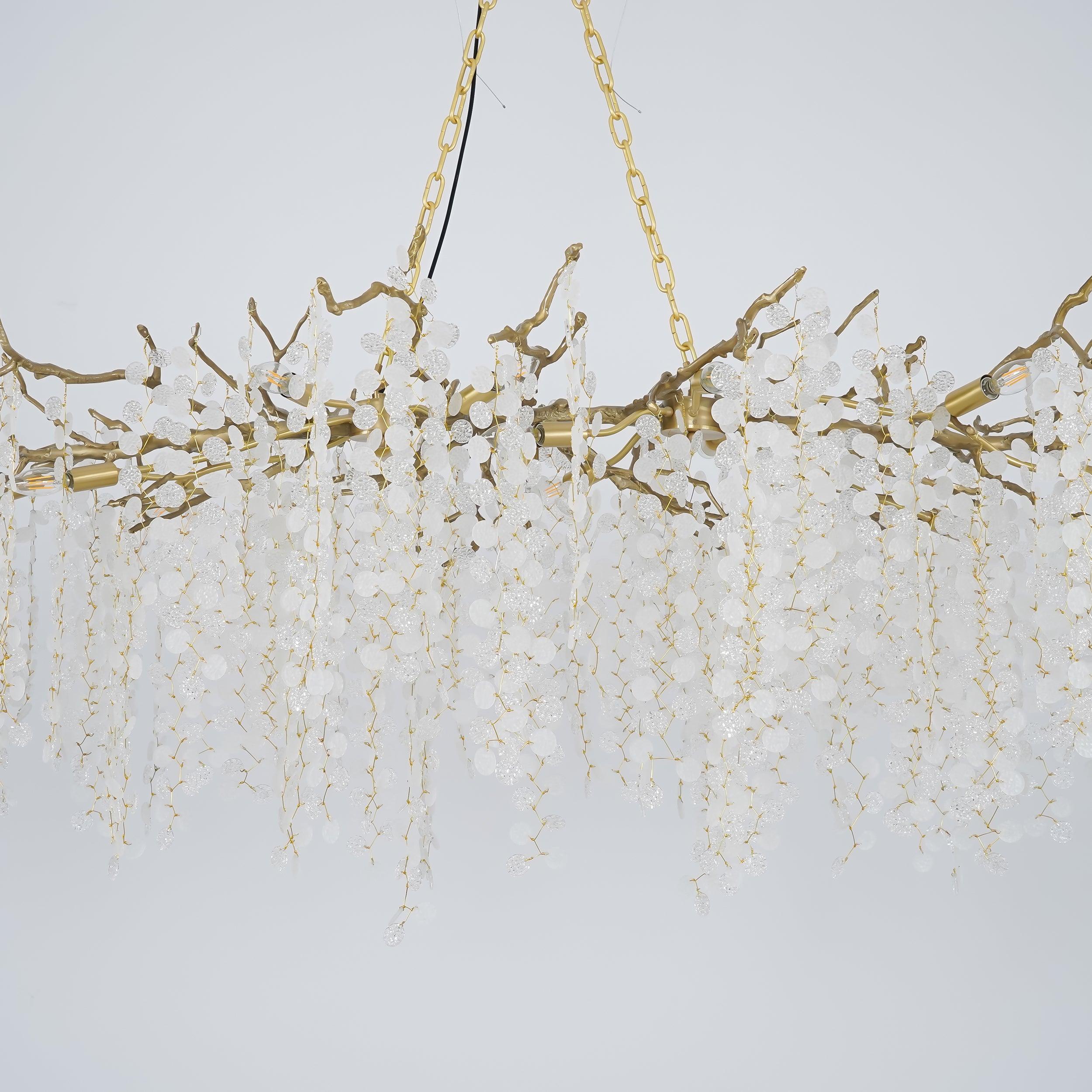 Lustra Pendant Lamp Crystal Dewdrop - Letslighting