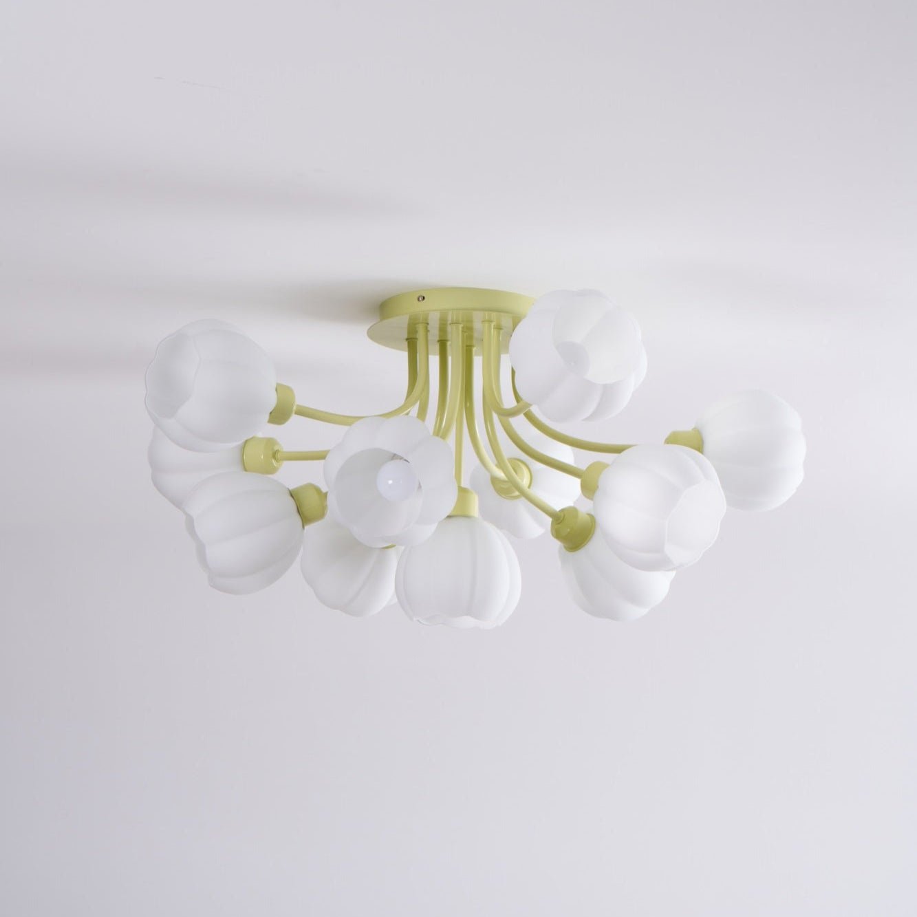 Zenorarae Elegance Matcha Glass Ceiling Lamp - Letslighting