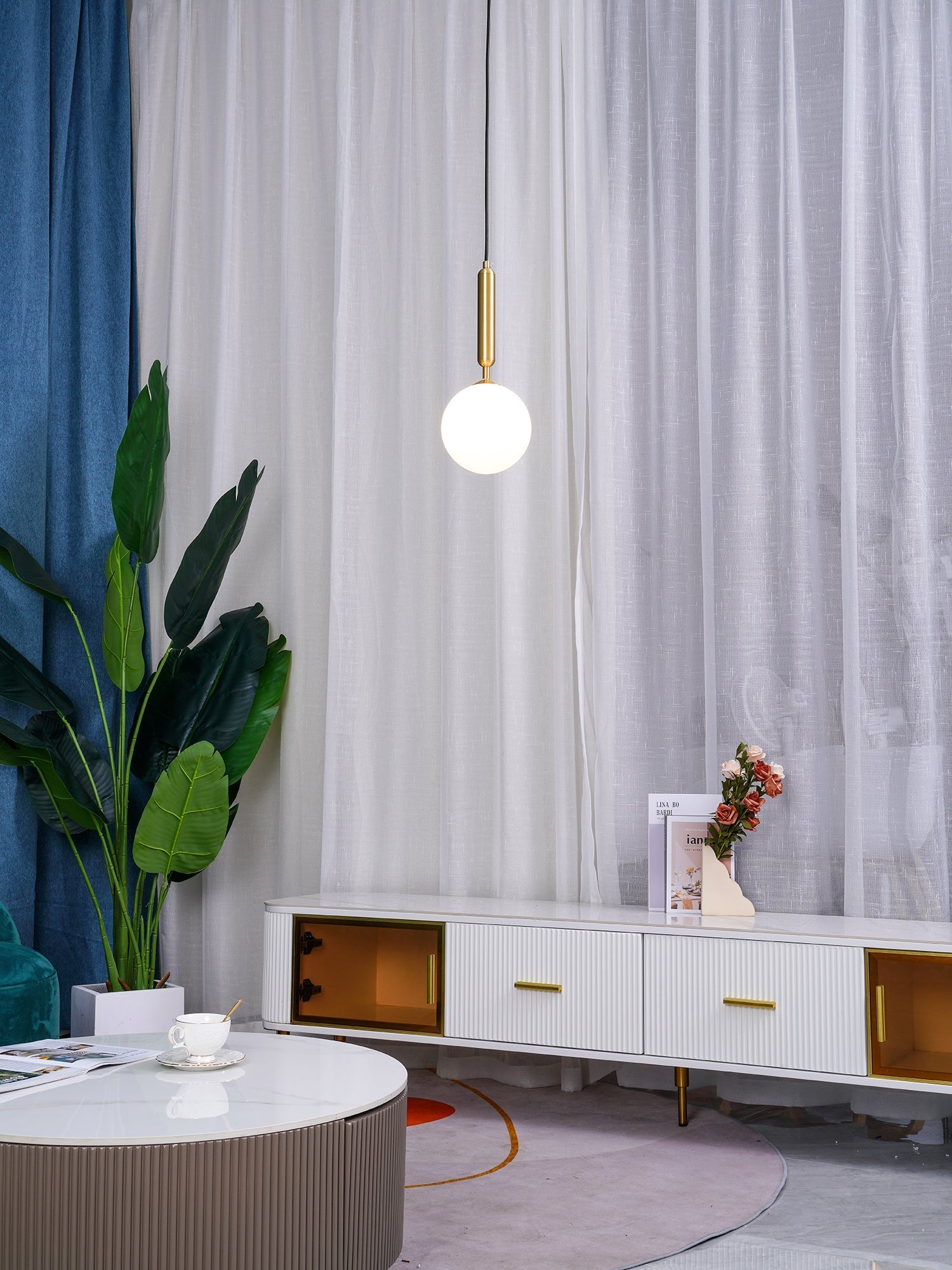 Calyxia Glass Classic Industrial Pendant Light - Letslighting
