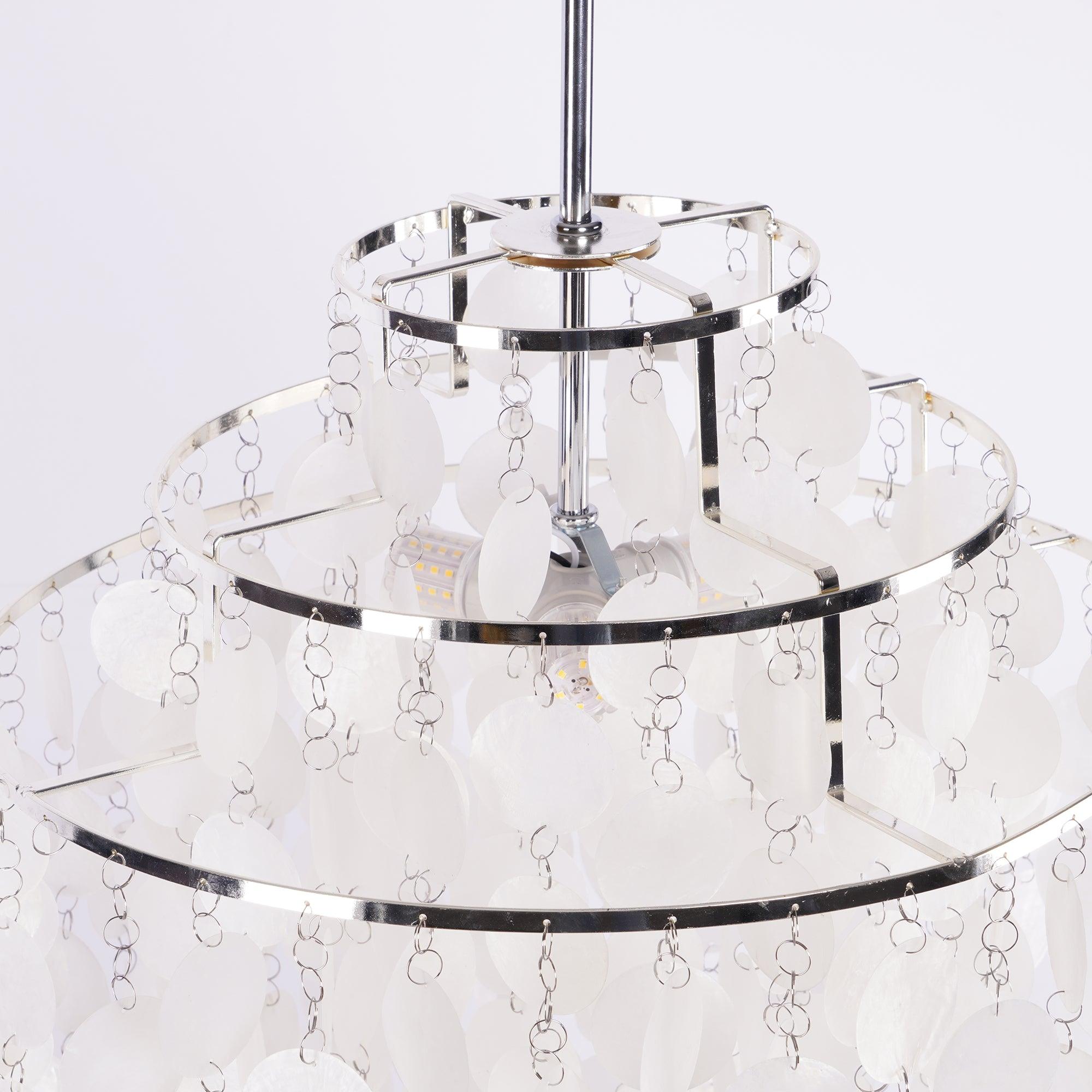 Lustra Pendant Lamp Round Shell Ring - Letslighting