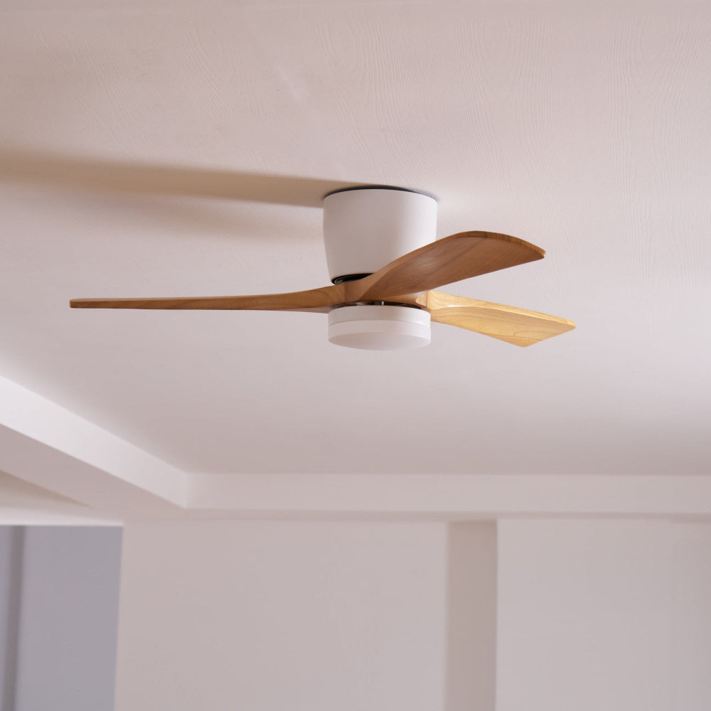 Elena Modern Wood Ceiling Fan Light - Letslighting