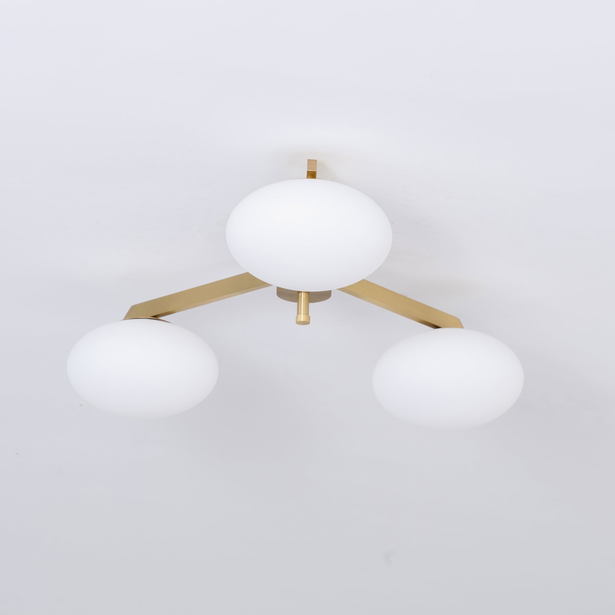 Alby Ceiling Lamp Modern Brass Flush Mount Light - Letslighting