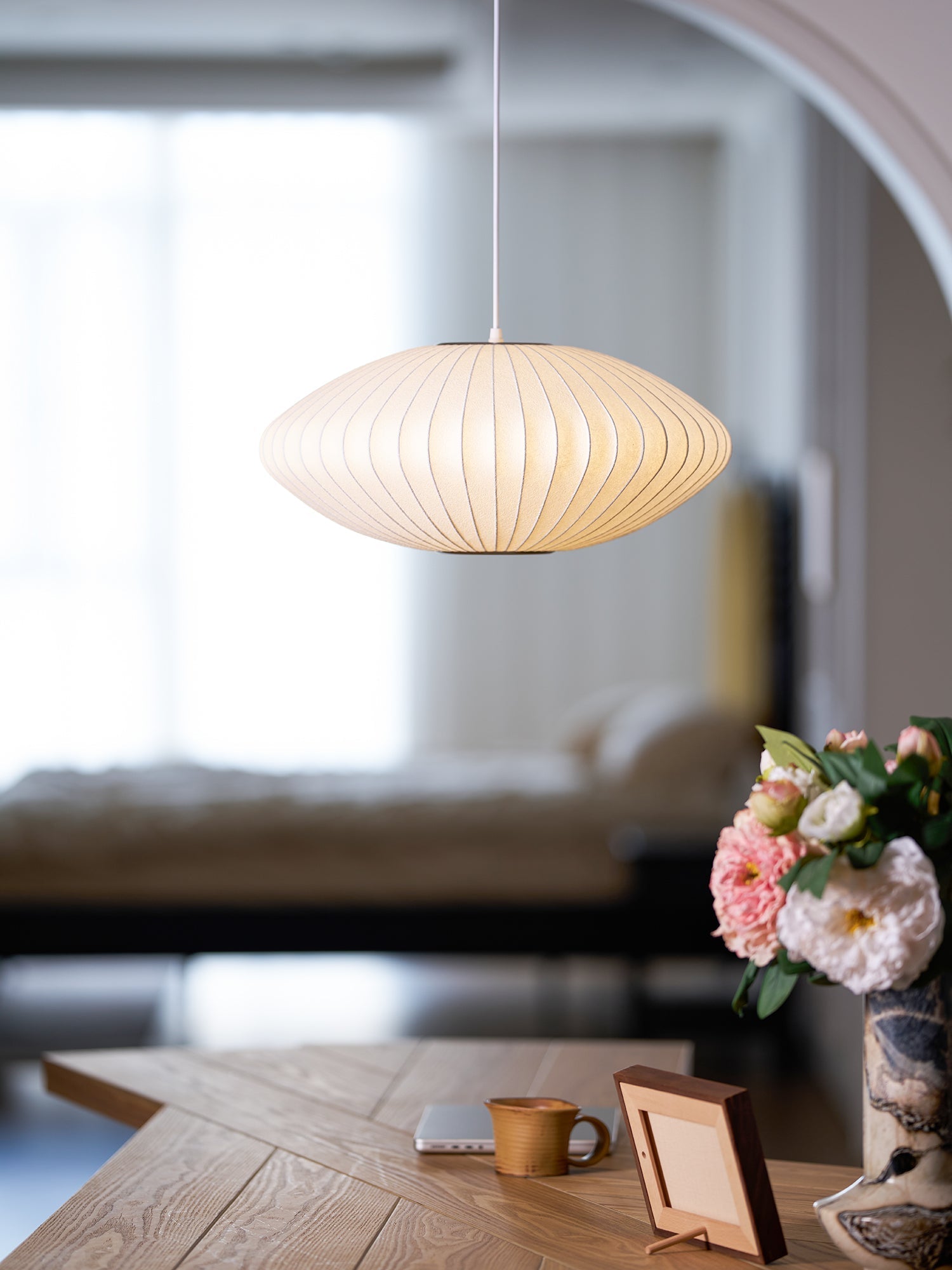 Nebula Bubble Mulberry Silk Pendant Lamp - Letslighting