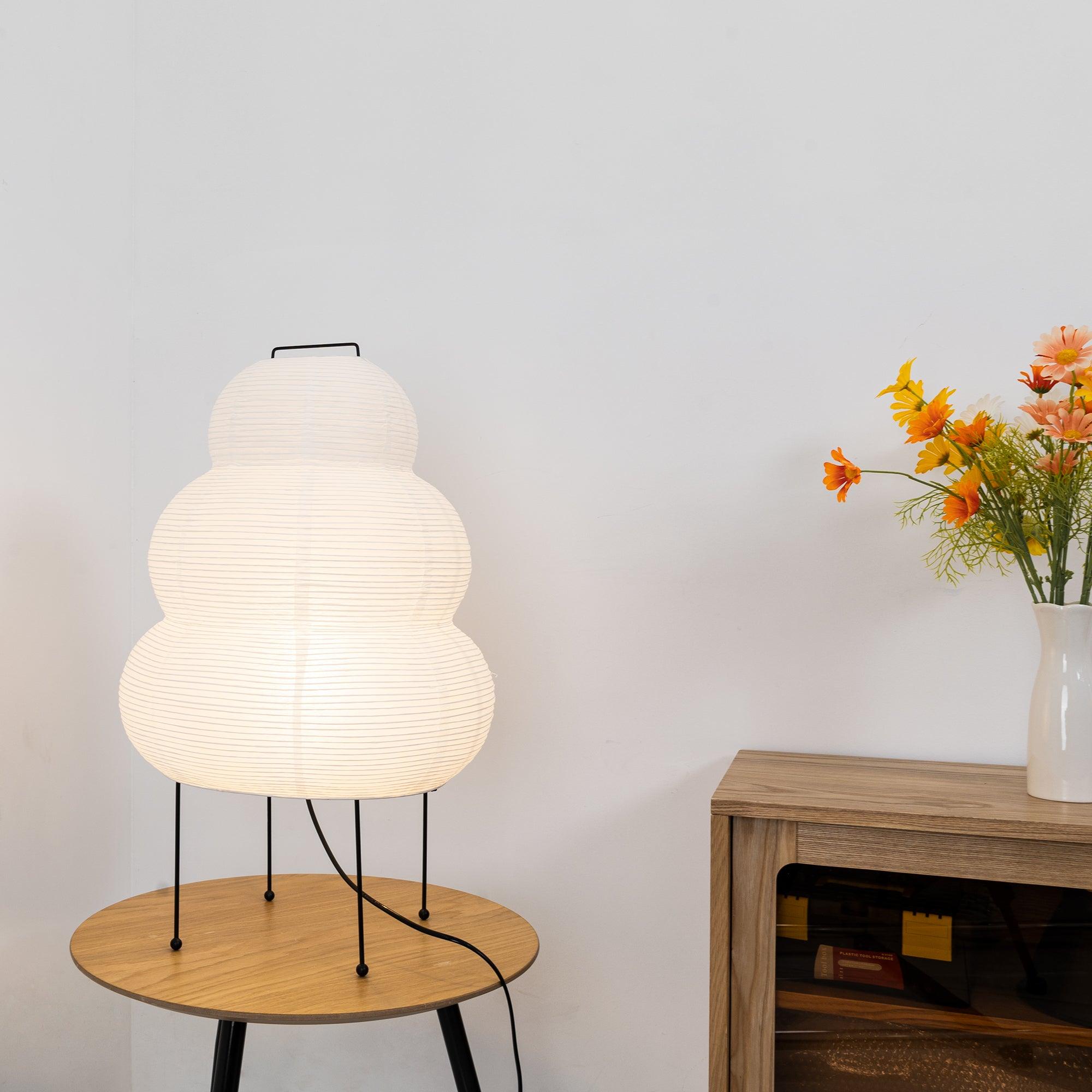 Tranquilux Paper Japanese-Inspired Table Lamp - Letslighting
