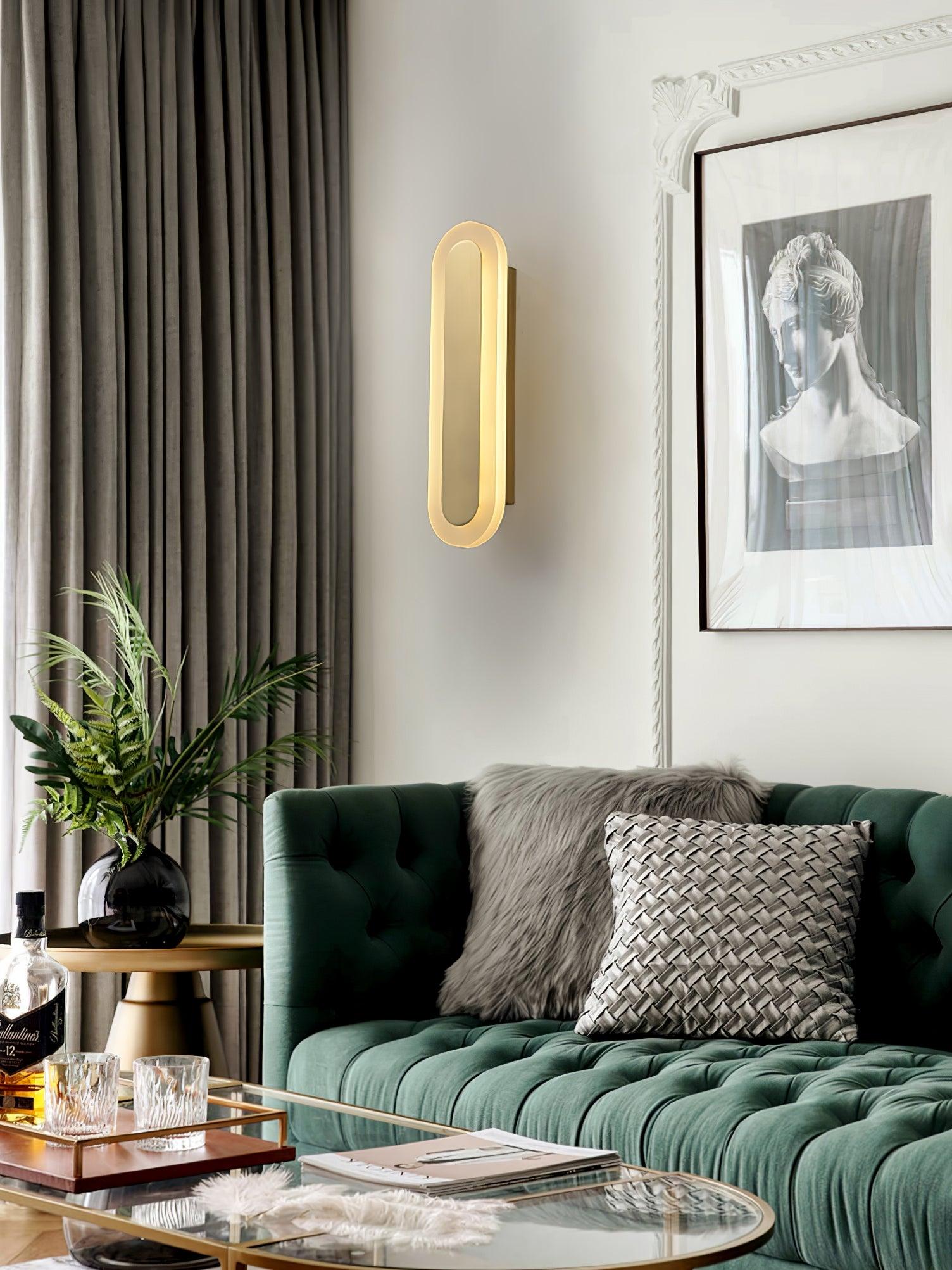 Daba Modern Minimalist Brass Wall Lamp - Letslighting
