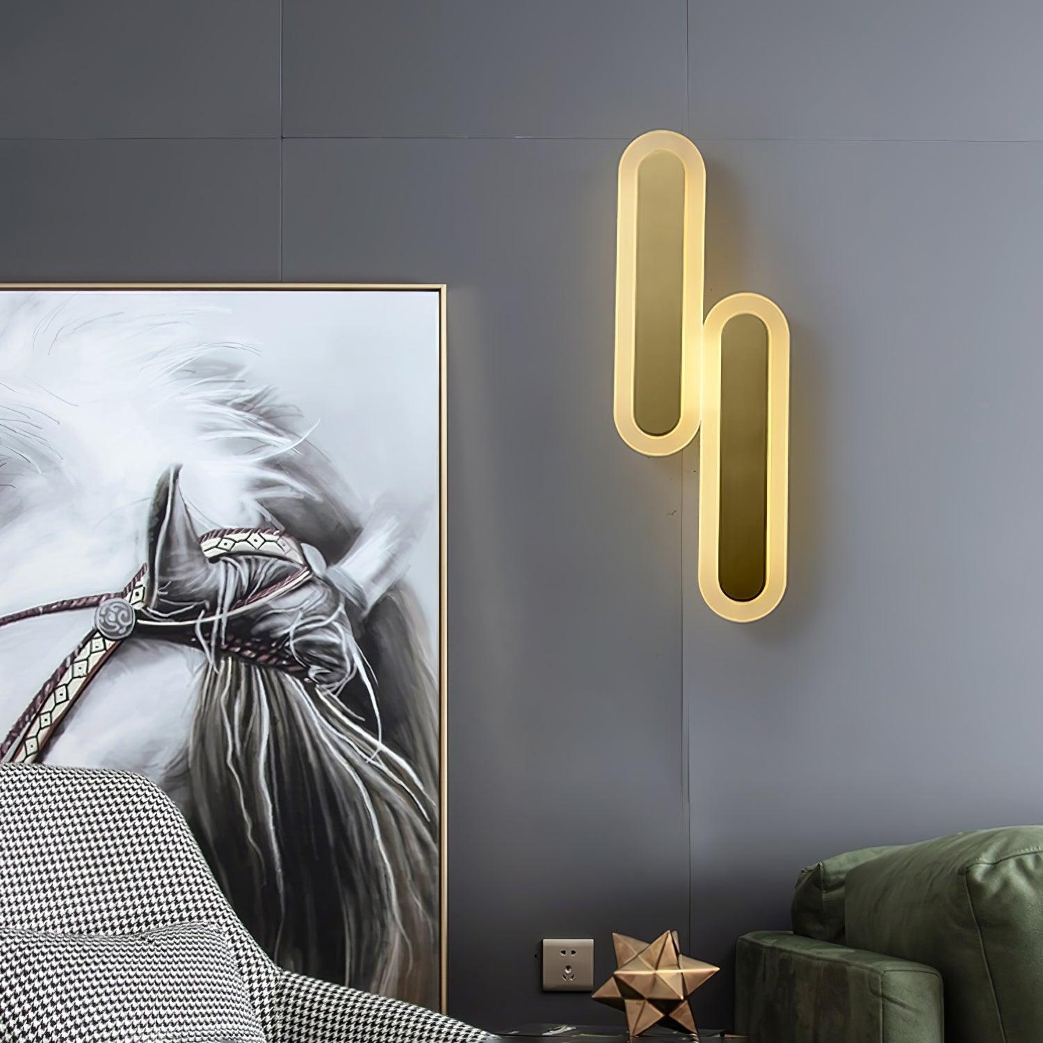 Daba Modern Minimalist Brass Wall Lamp - Letslighting