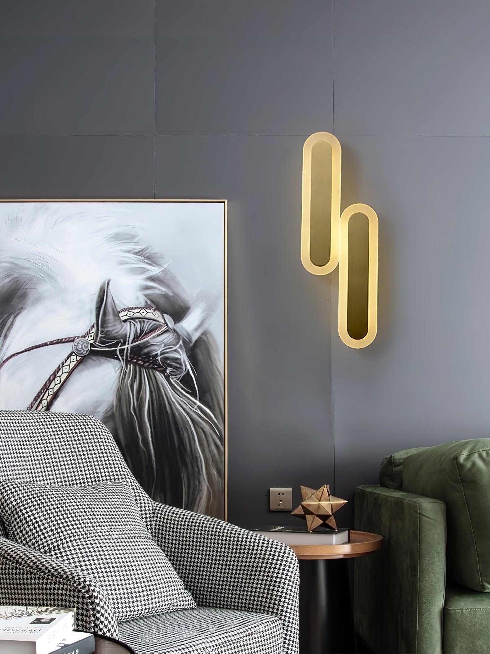 Daba Modern Minimalist Brass Wall Lamp - Letslighting