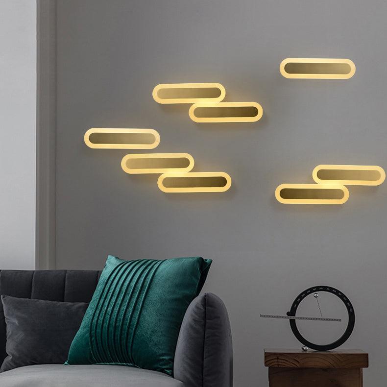 Daba Modern Minimalist Brass Wall Lamp - Letslighting