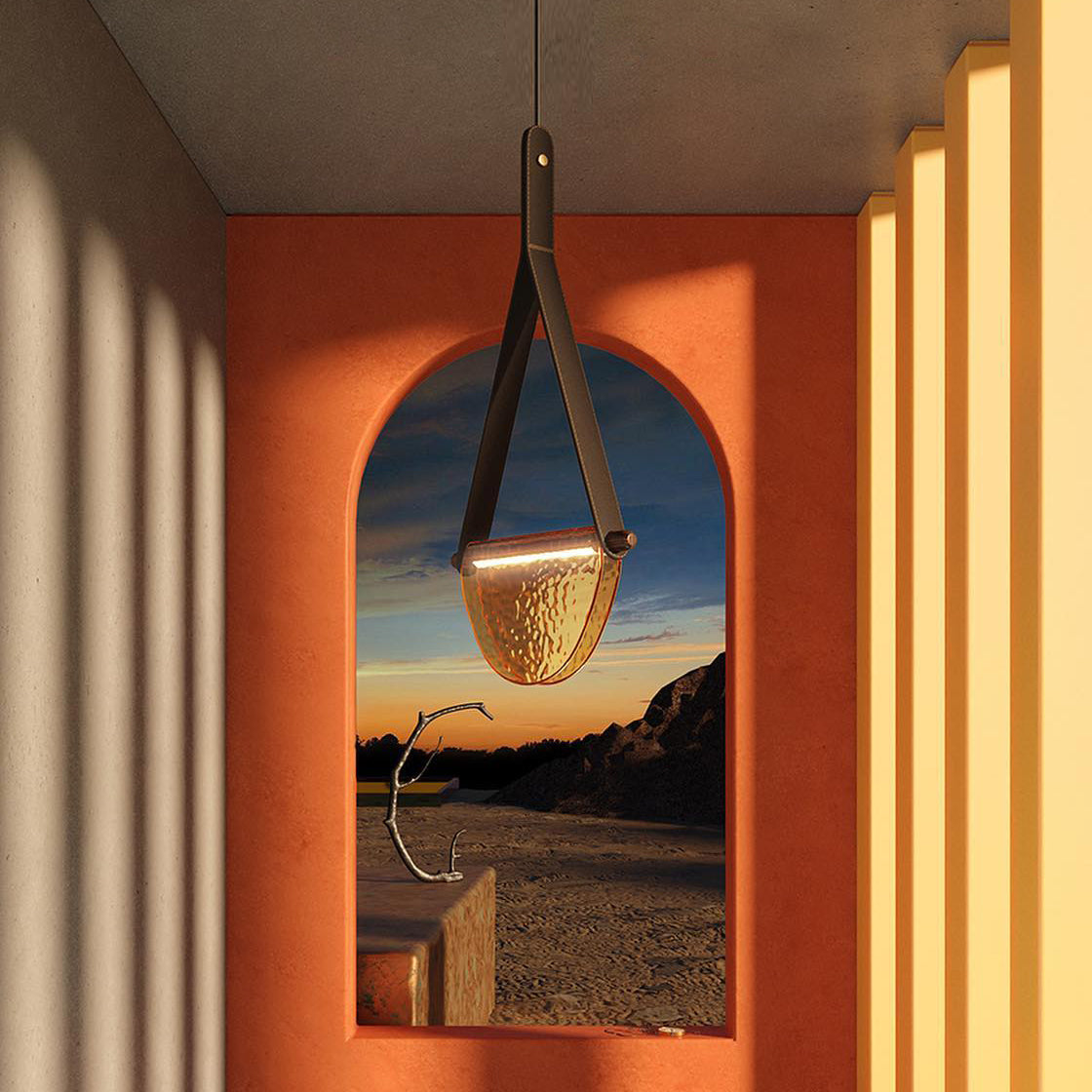 Knack Art Modern Minimalist Glass Pendant Lamp - Letslighting