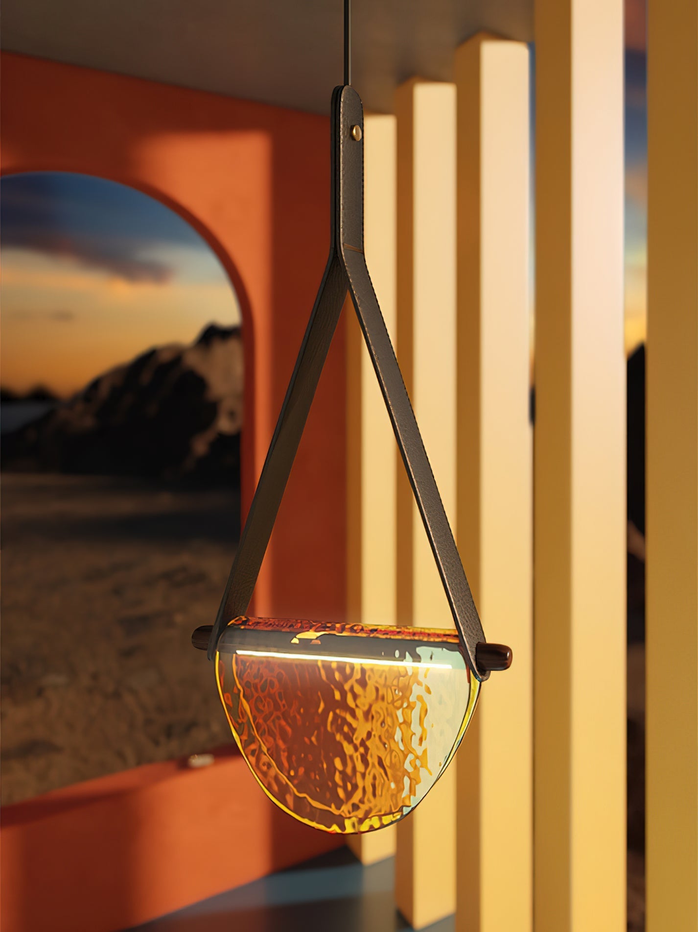 Knack Art Modern Minimalist Glass Pendant Lamp - Letslighting