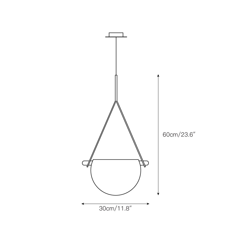 Knack Art Modern Minimalist Glass Pendant Lamp - Letslighting
