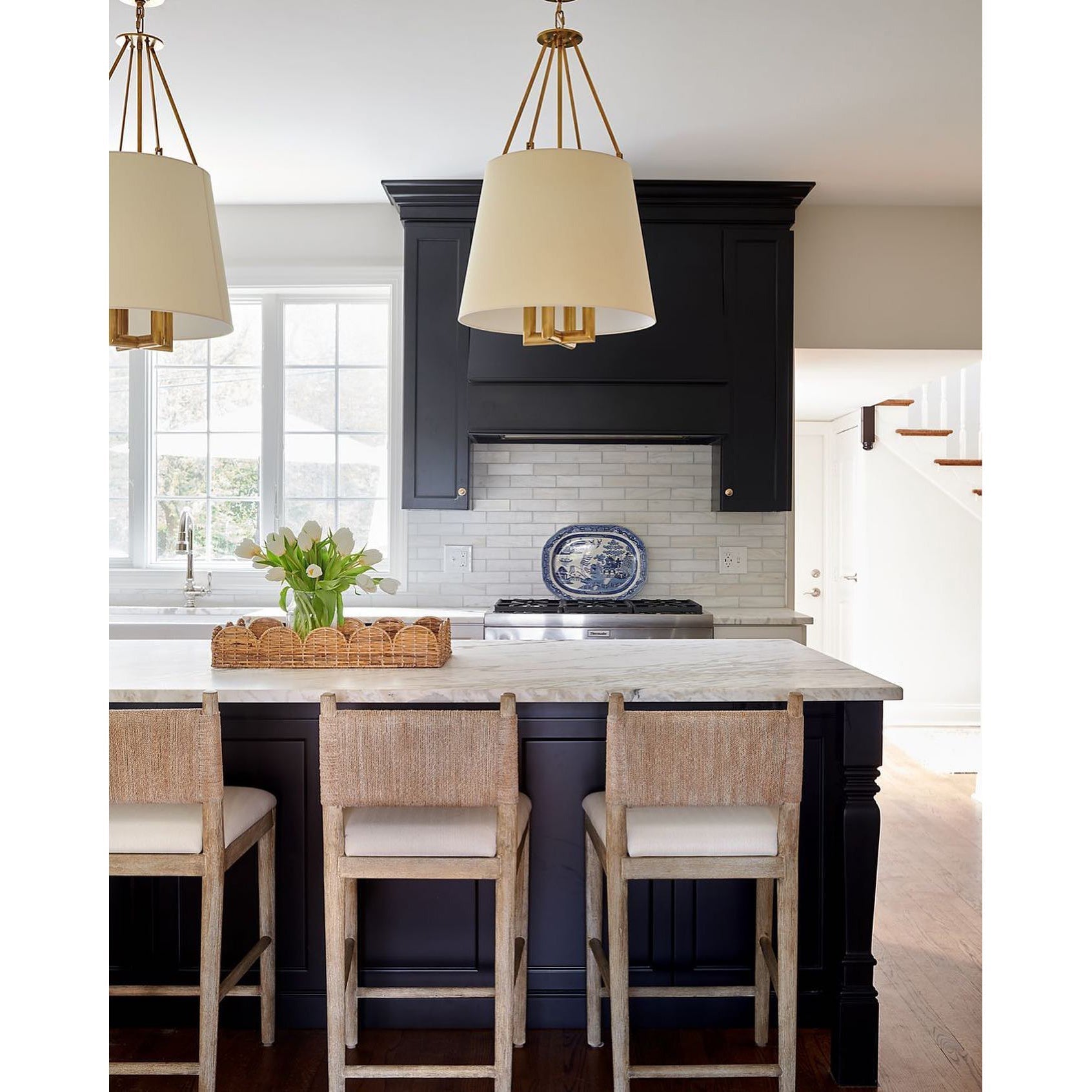 Loom Vintage Industrial Brass Fabric Pendant Lamp - Letslighting