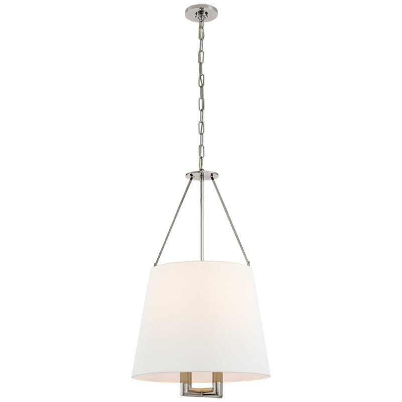 Loom Vintage Industrial Brass Fabric Pendant Lamp - Letslighting