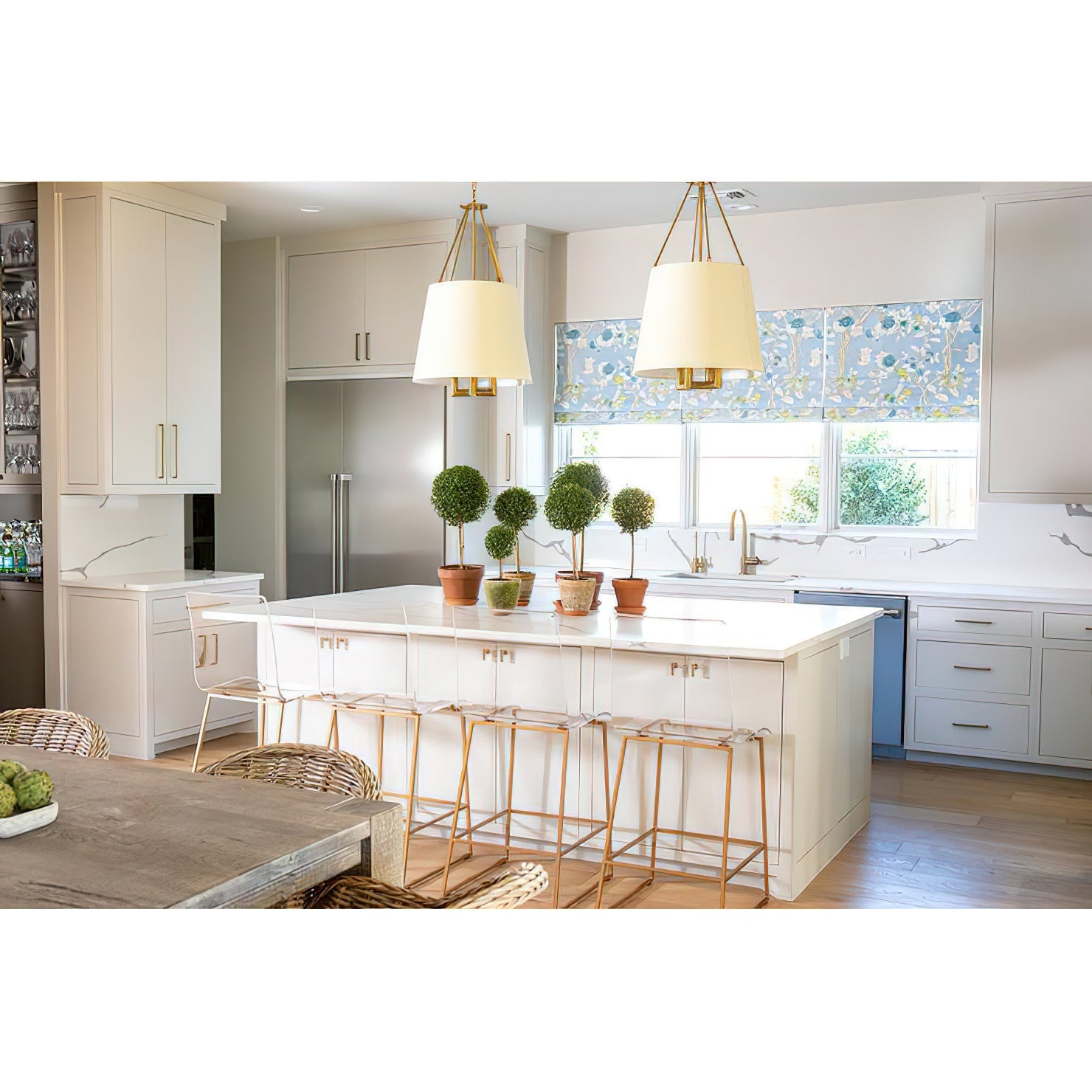 Loom Vintage Industrial Brass Fabric Pendant Lamp - Letslighting