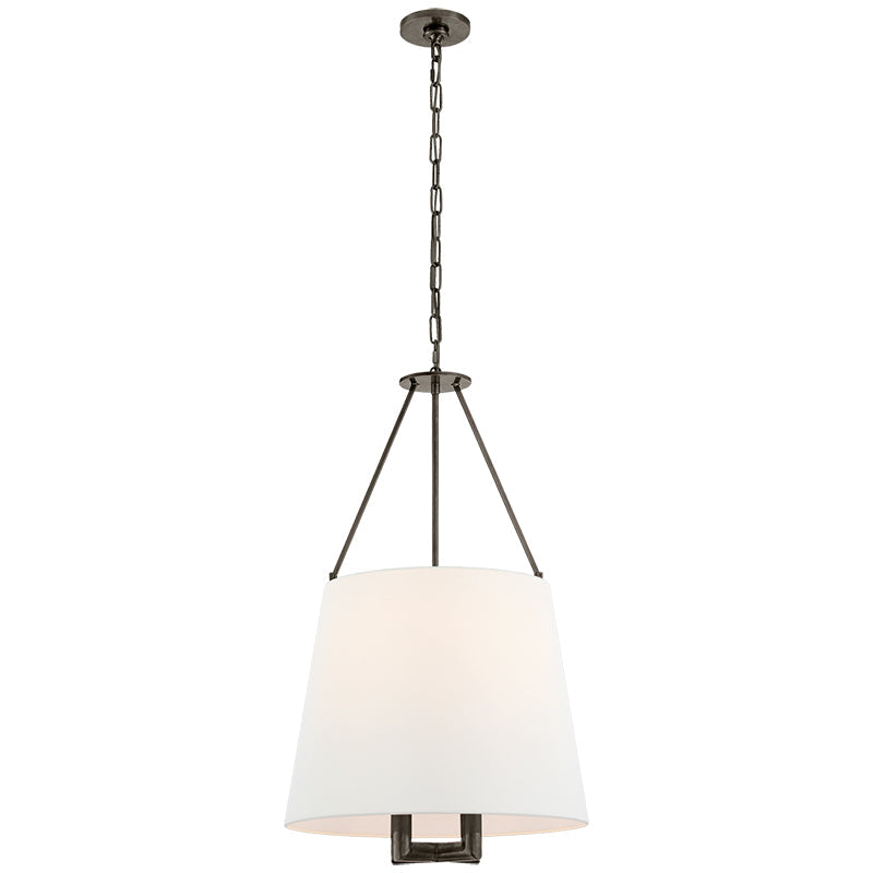 Loom Vintage Industrial Brass Fabric Pendant Lamp - Letslighting