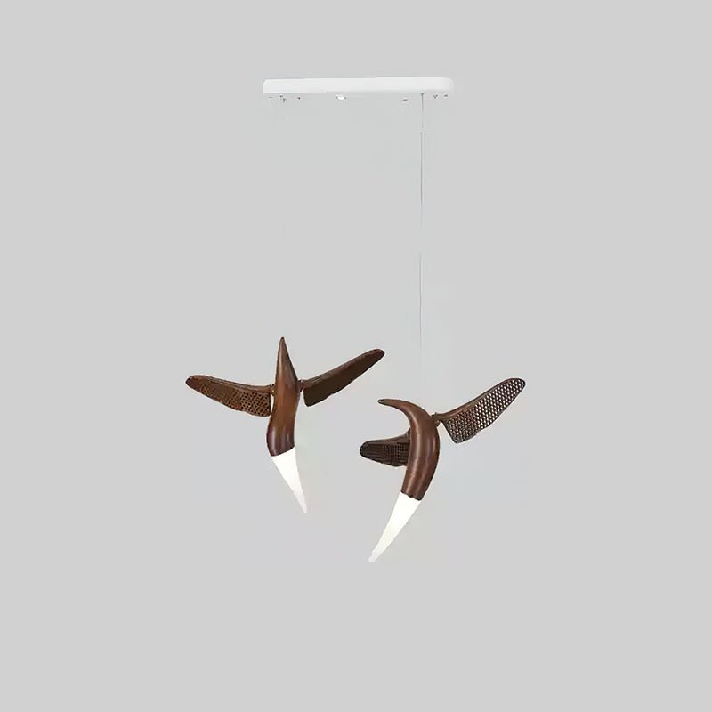 Elsilor Avian-Inspired Wood Pendant Light - Letslighting