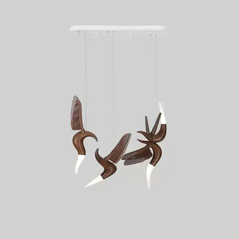 Elsilor Avian-Inspired Wood Pendant Light - Letslighting