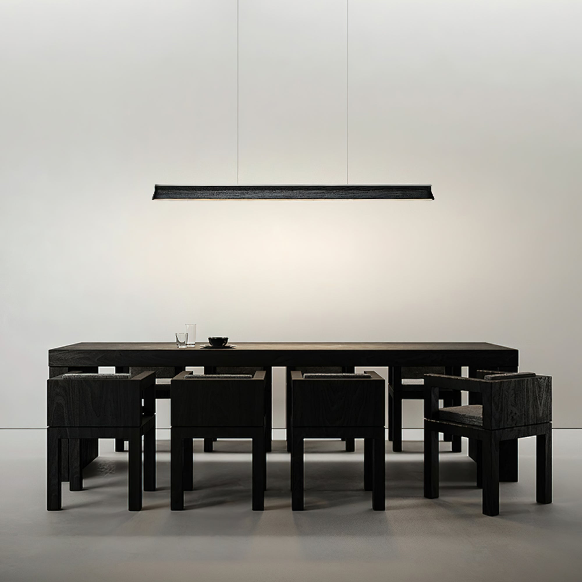 Lustra Pendant Lamp Wooden Beam Minimalist - Letslighting