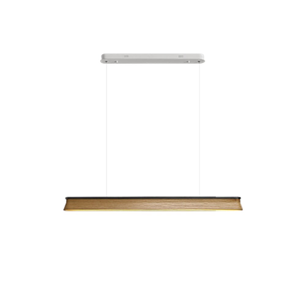 Lustra Pendant Lamp Wooden Beam Minimalist - Letslighting