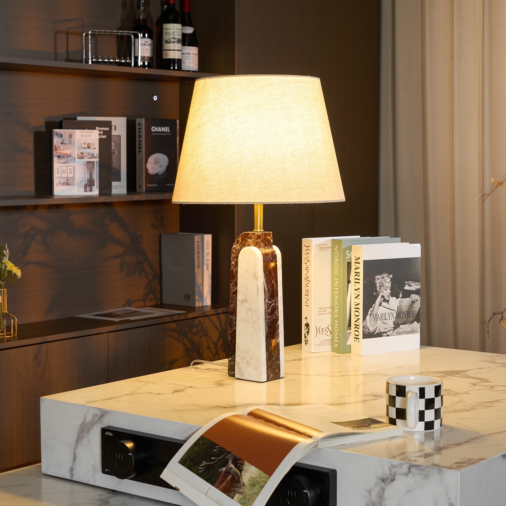 Virello Marble Table Lamp - Blowlighting