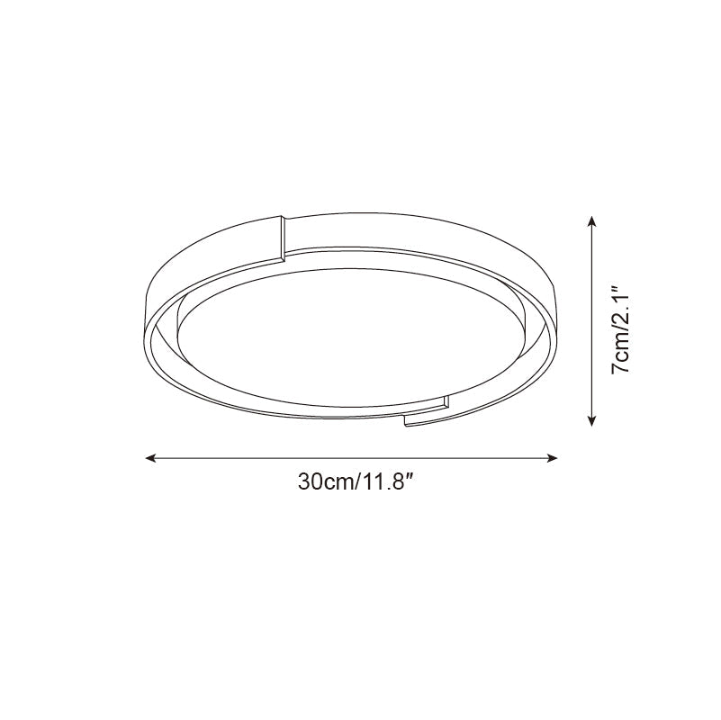 Juvio Minimalist Round Travertine Ceiling Light