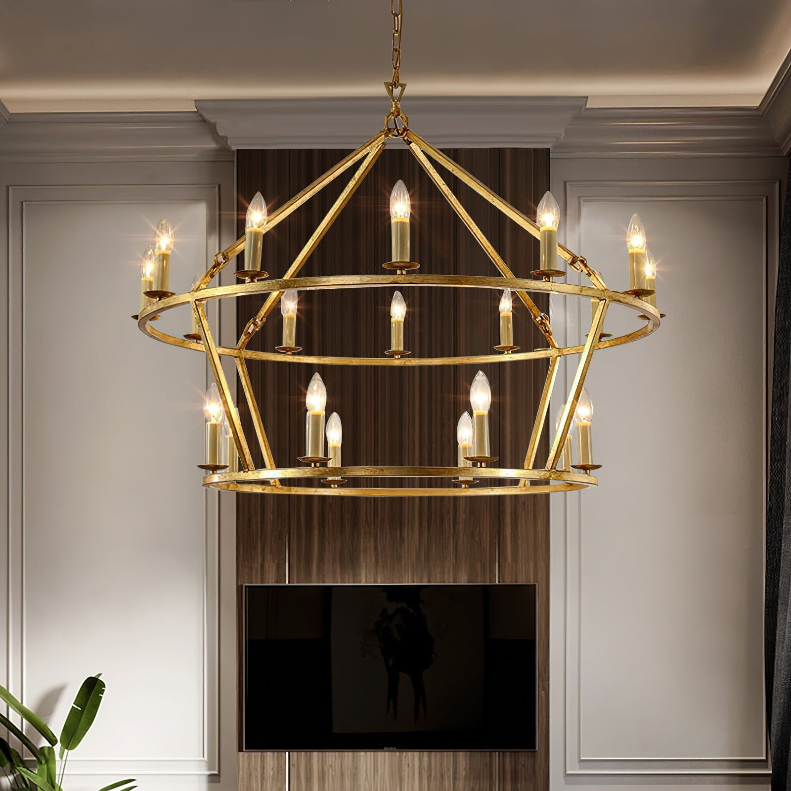 Ivzorarae Sculptural Chandelier - Letslighting