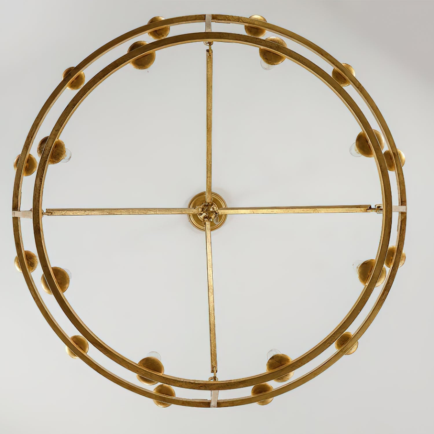 Spark Two-Tiered Ring Plastic Chandelier - Letslighting