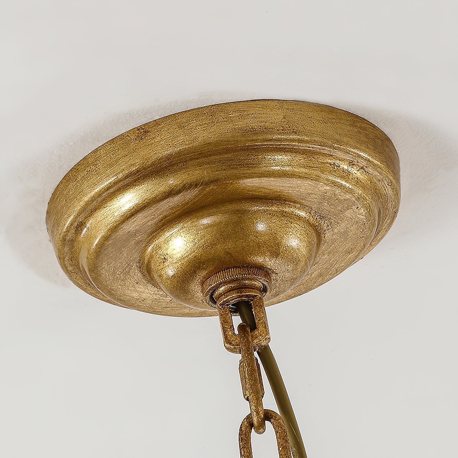Spark Two-Tiered Ring Plastic Chandelier - Letslighting