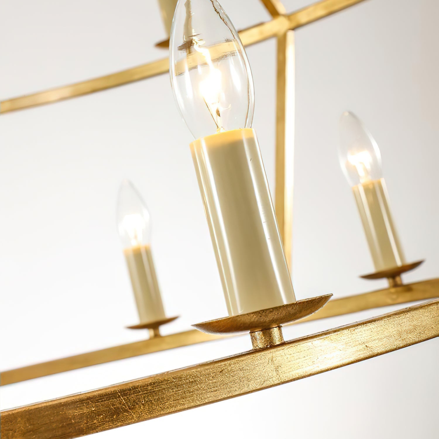 Spark Two-Tiered Ring Plastic Chandelier - Letslighting