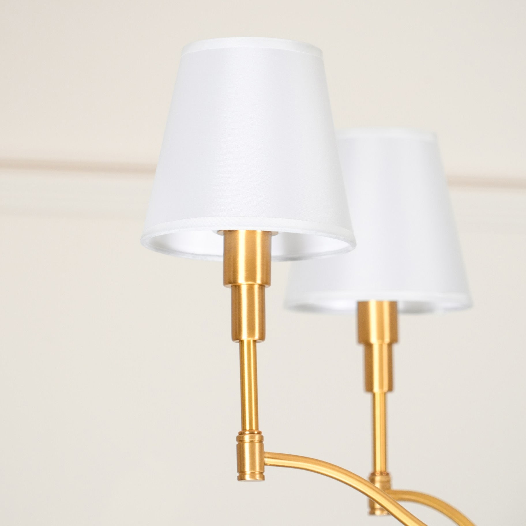 Unfold Vintage Traditional Brass Fabric Chandelier - Letslighting