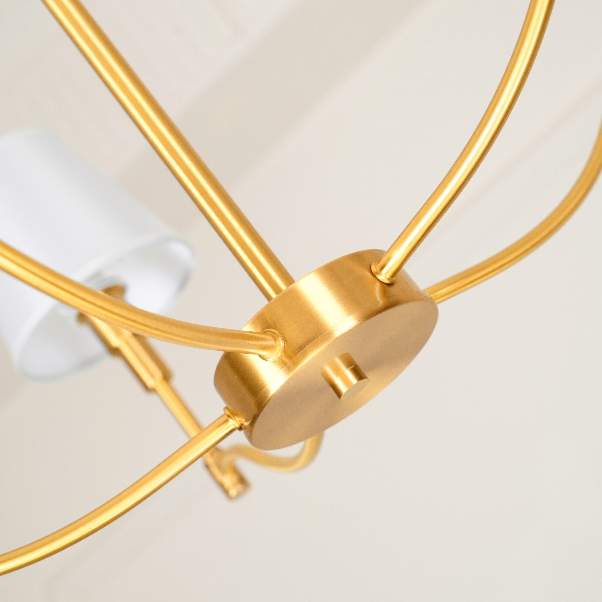 Unfold Vintage Traditional Brass Fabric Chandelier - Letslighting