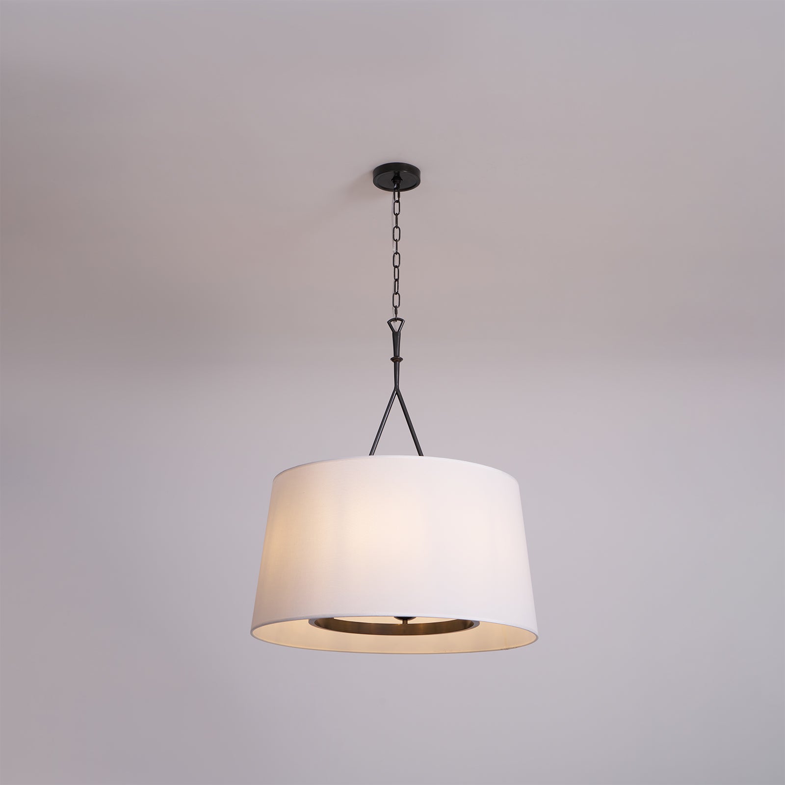 Wink Modern Minimalist Brass Fabric Pendant Lamp - Letslighting