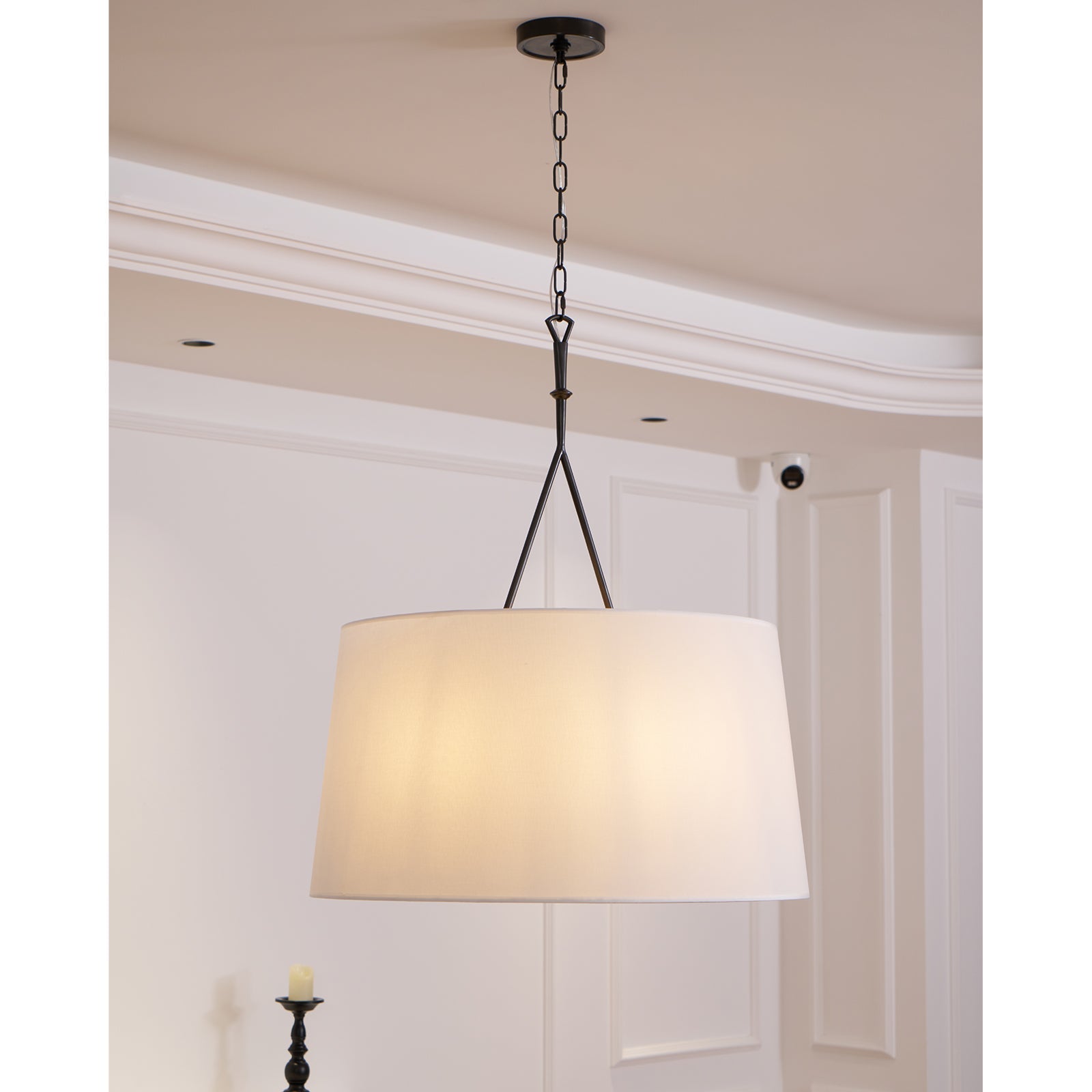 Wink Modern Minimalist Brass Fabric Pendant Lamp - Letslighting