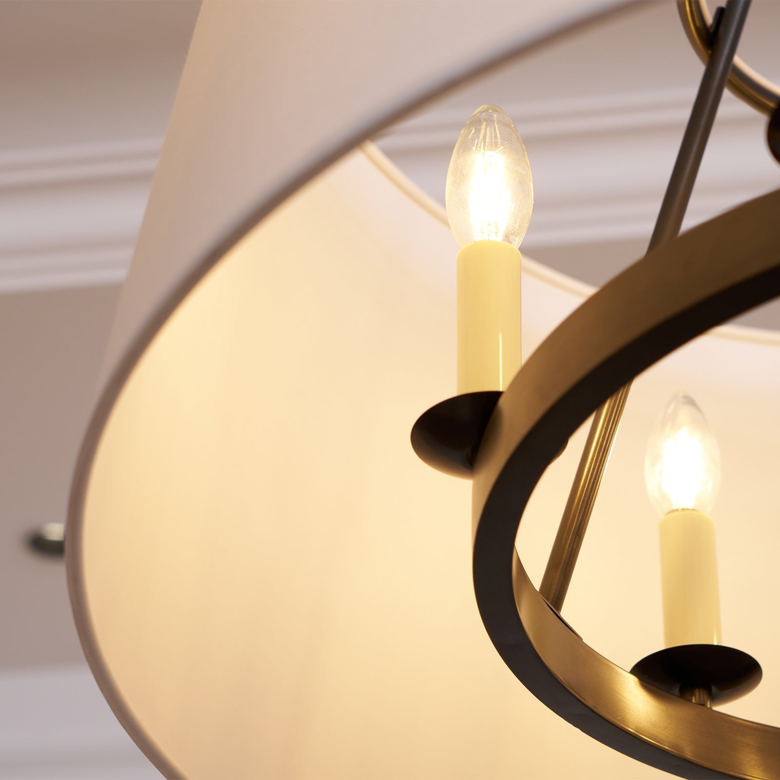 Wink Modern Minimalist Brass Fabric Pendant Lamp - Letslighting