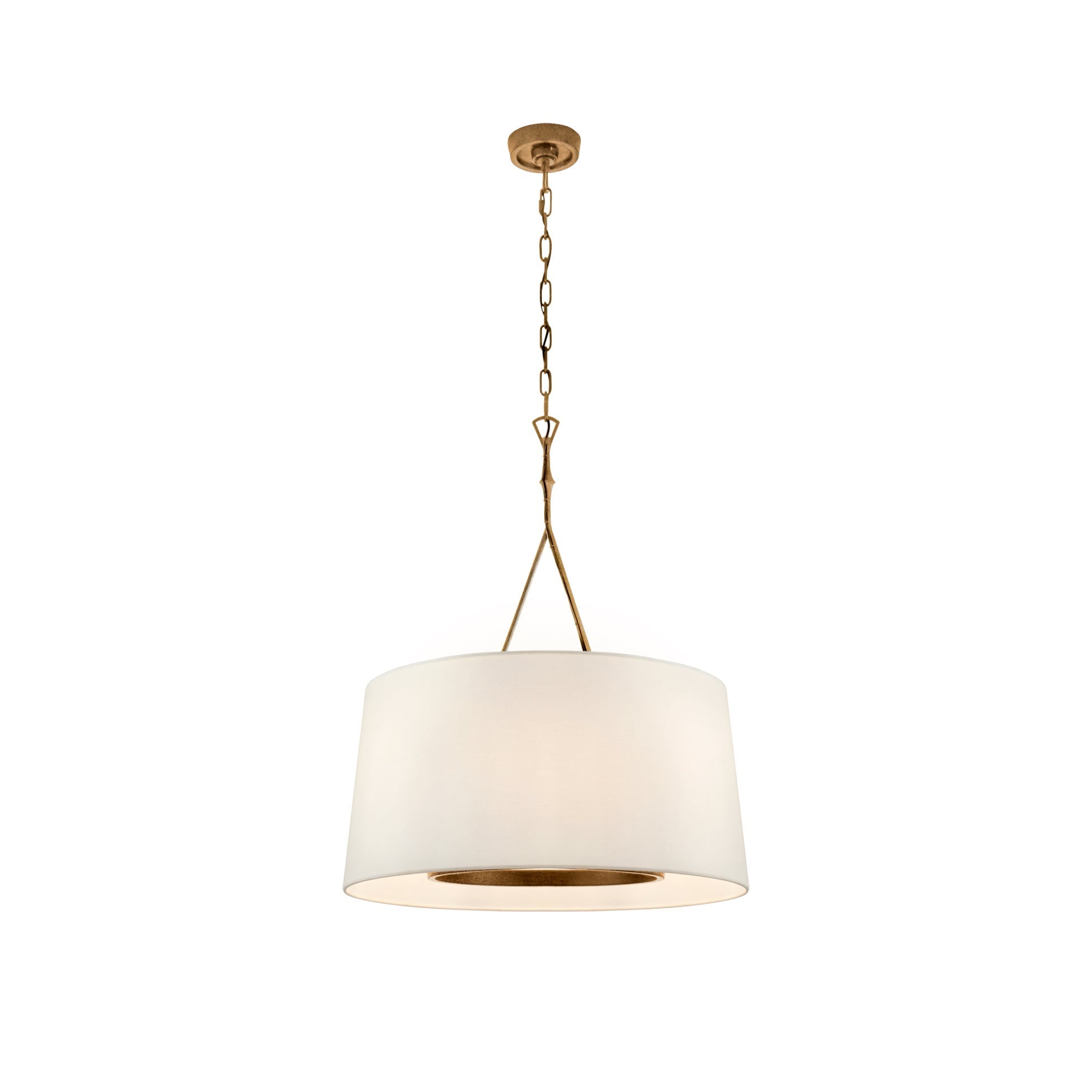 Wink Modern Minimalist Brass Fabric Pendant Lamp - Letslighting