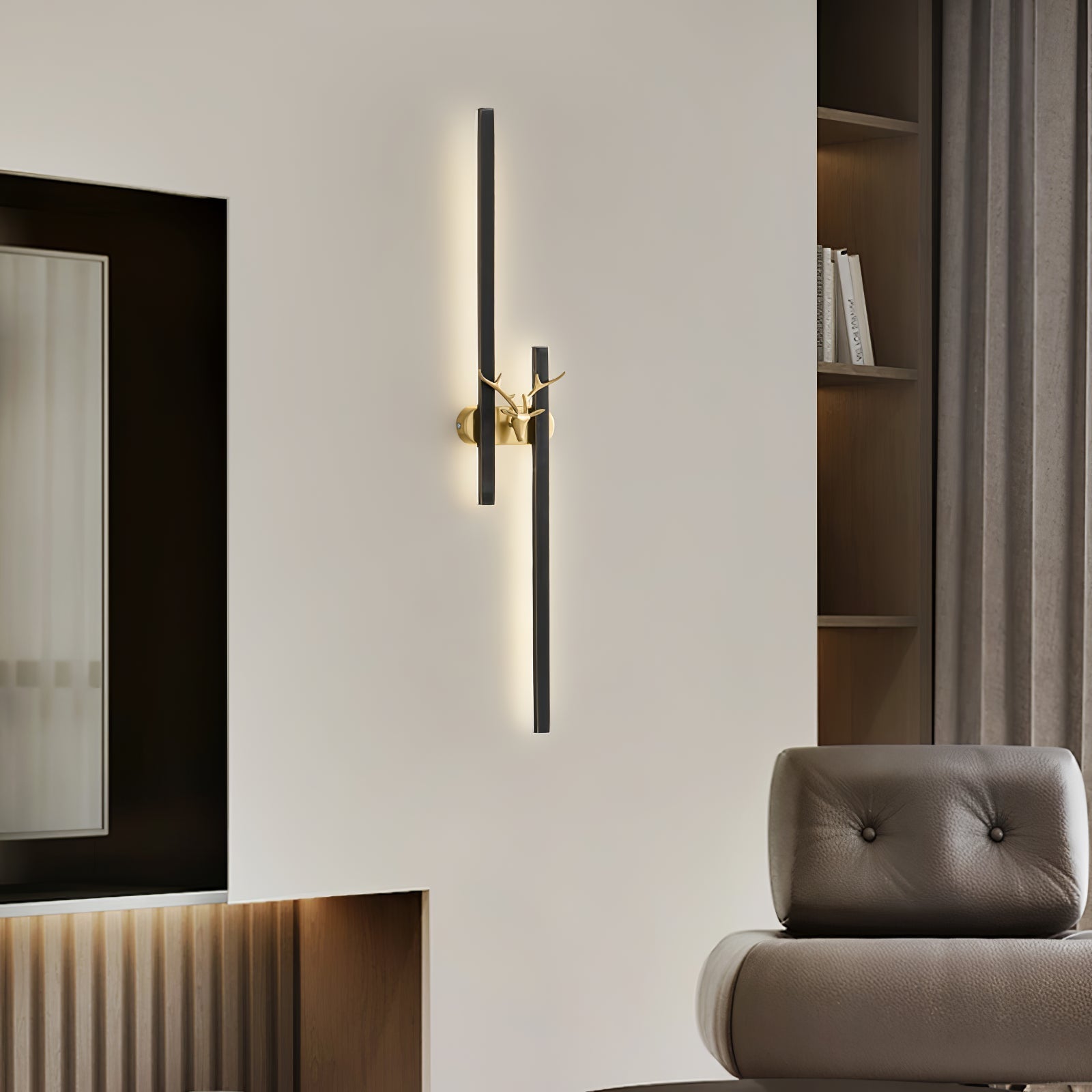 Vavinisra Classic Deer Brass Wall Lamp - Letslighting