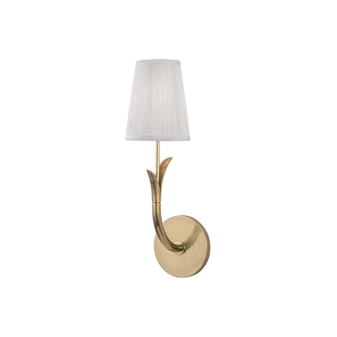 Elys Modern Minimalist Brass Fabric Wall Lamp - Letslighting