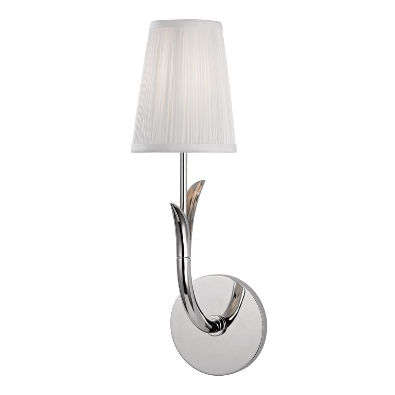 Elys Modern Minimalist Brass Fabric Wall Lamp - Letslighting