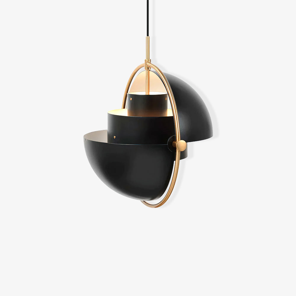 Lustra Pendant Lamp Deformed Ball Golden - Letslighting
