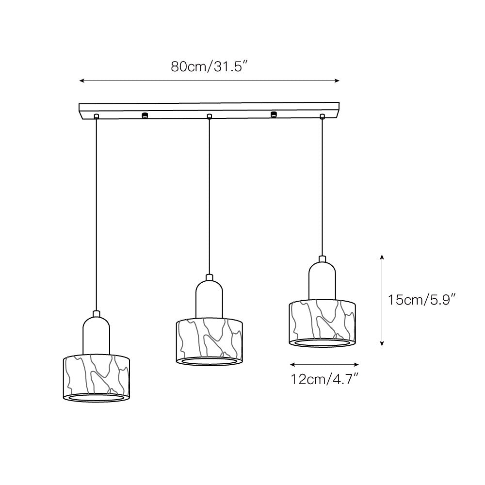Flair Modern Minimalist Marble Pendant Lamp - Letslighting