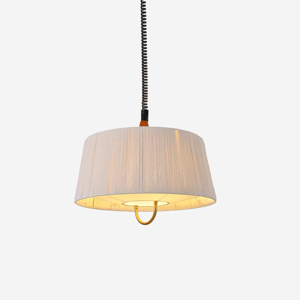 Delaney Pendant Lamp Pleated Adjustable Elegant - Letslighting
