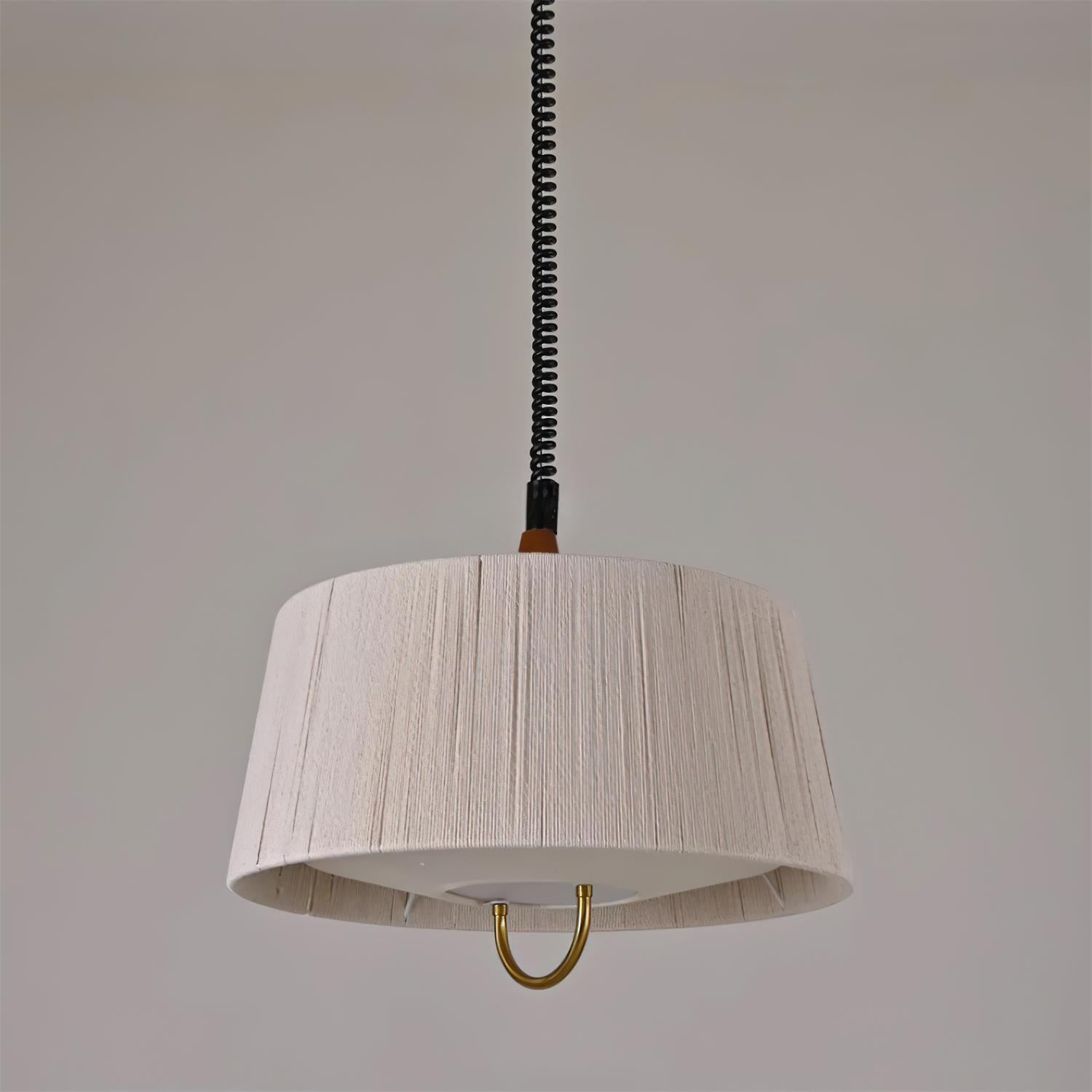 Delaney Pendant Lamp Pleated Adjustable Elegant - Letslighting
