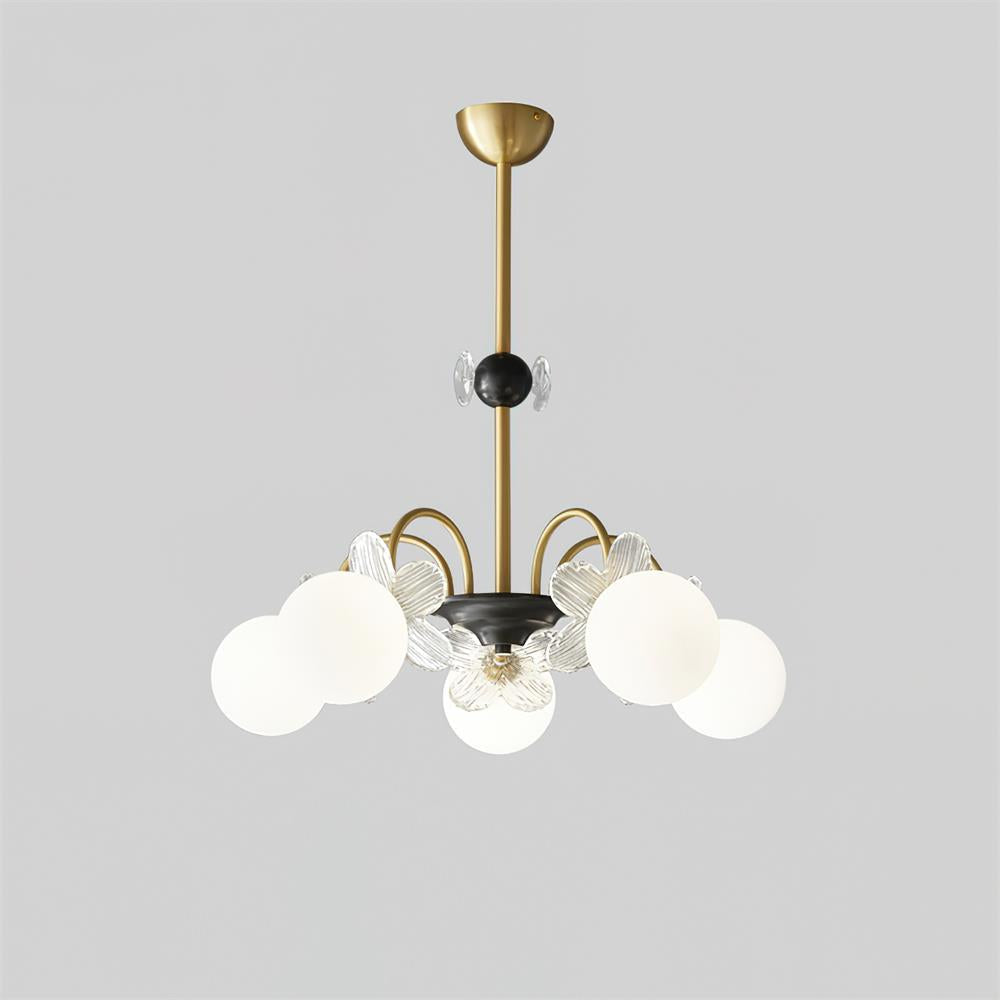 Petalia Brass Chandelier - Letslighting