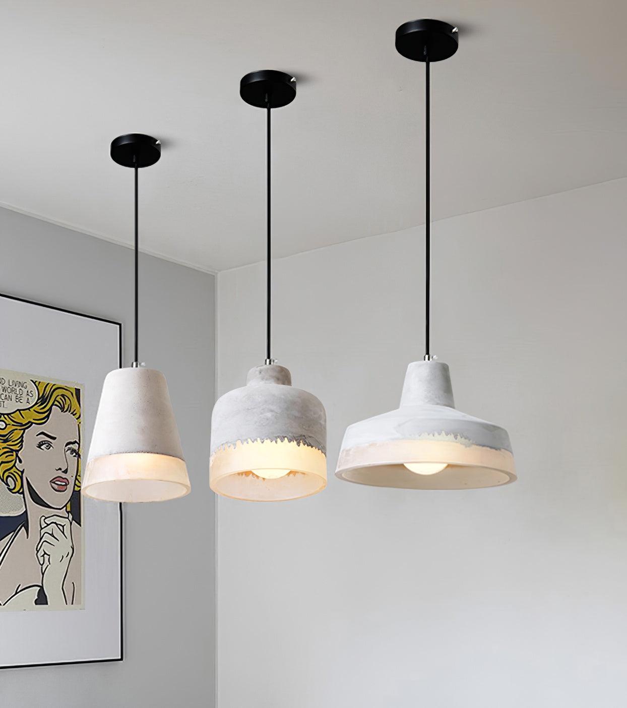 Zalora Resin Scandinavian Pendant Light - Letslighting