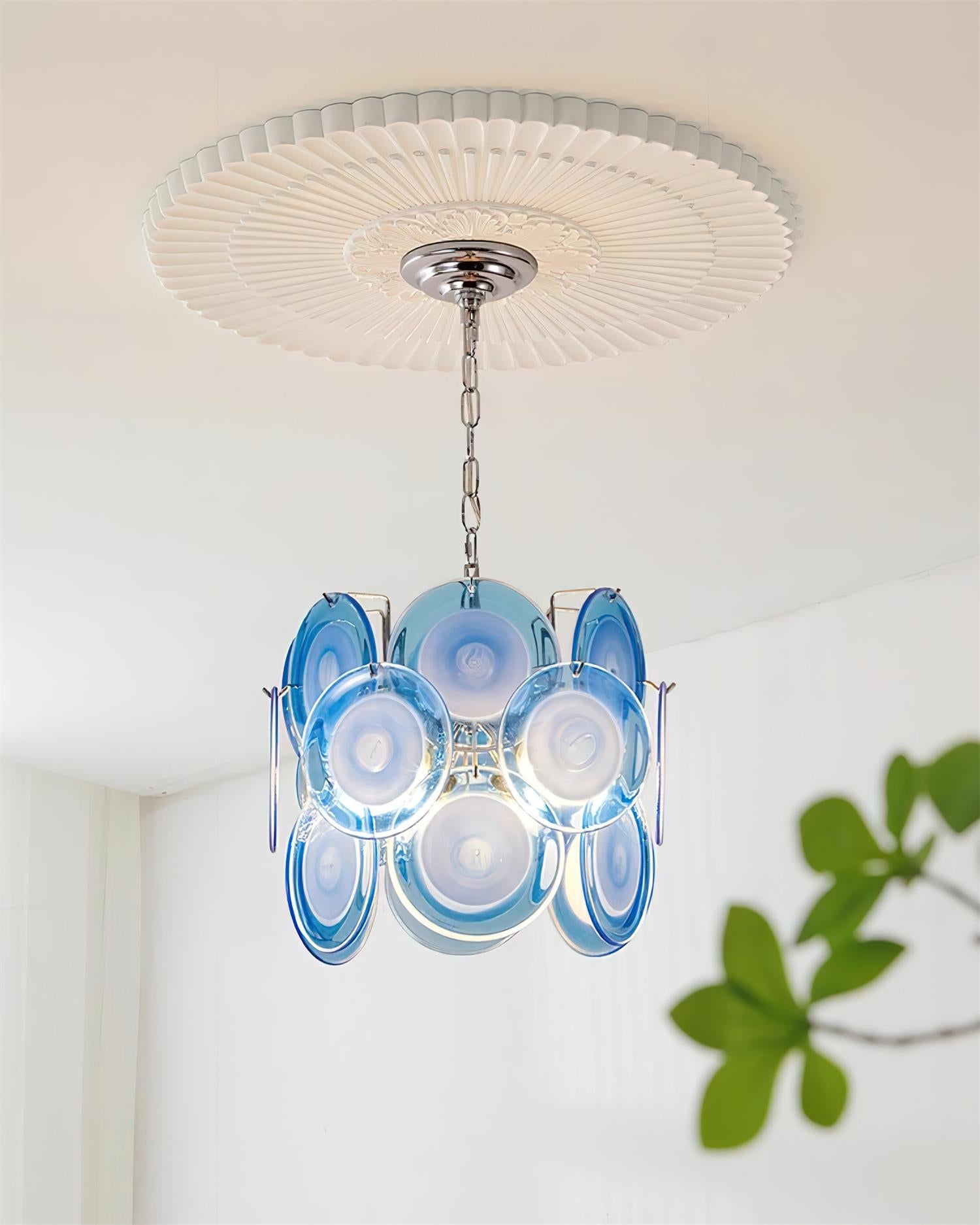 Delmar Pendant Lamp Vibrant Disc Play - Letslighting