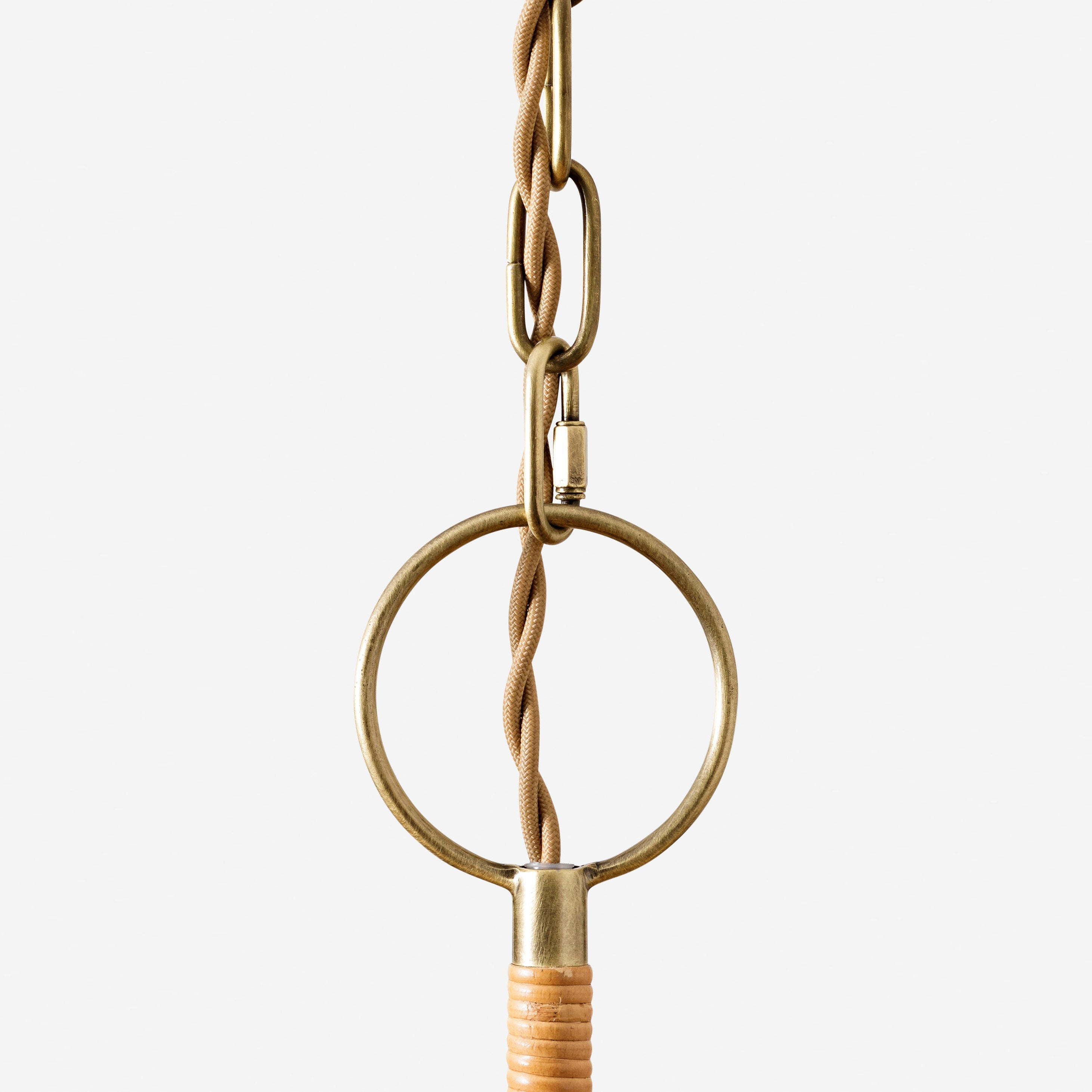 Delphine Elegance Natural Woven Rattan Chandelier - Letslighting